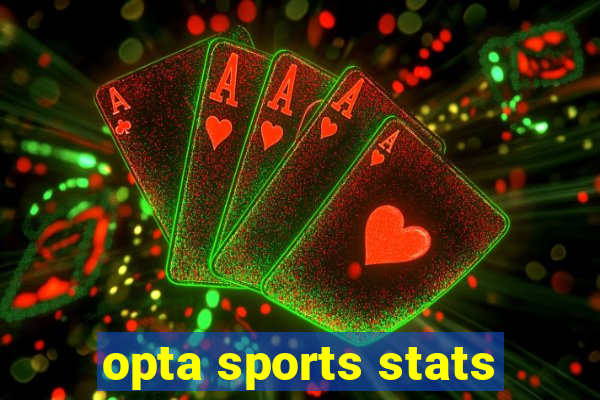 opta sports stats